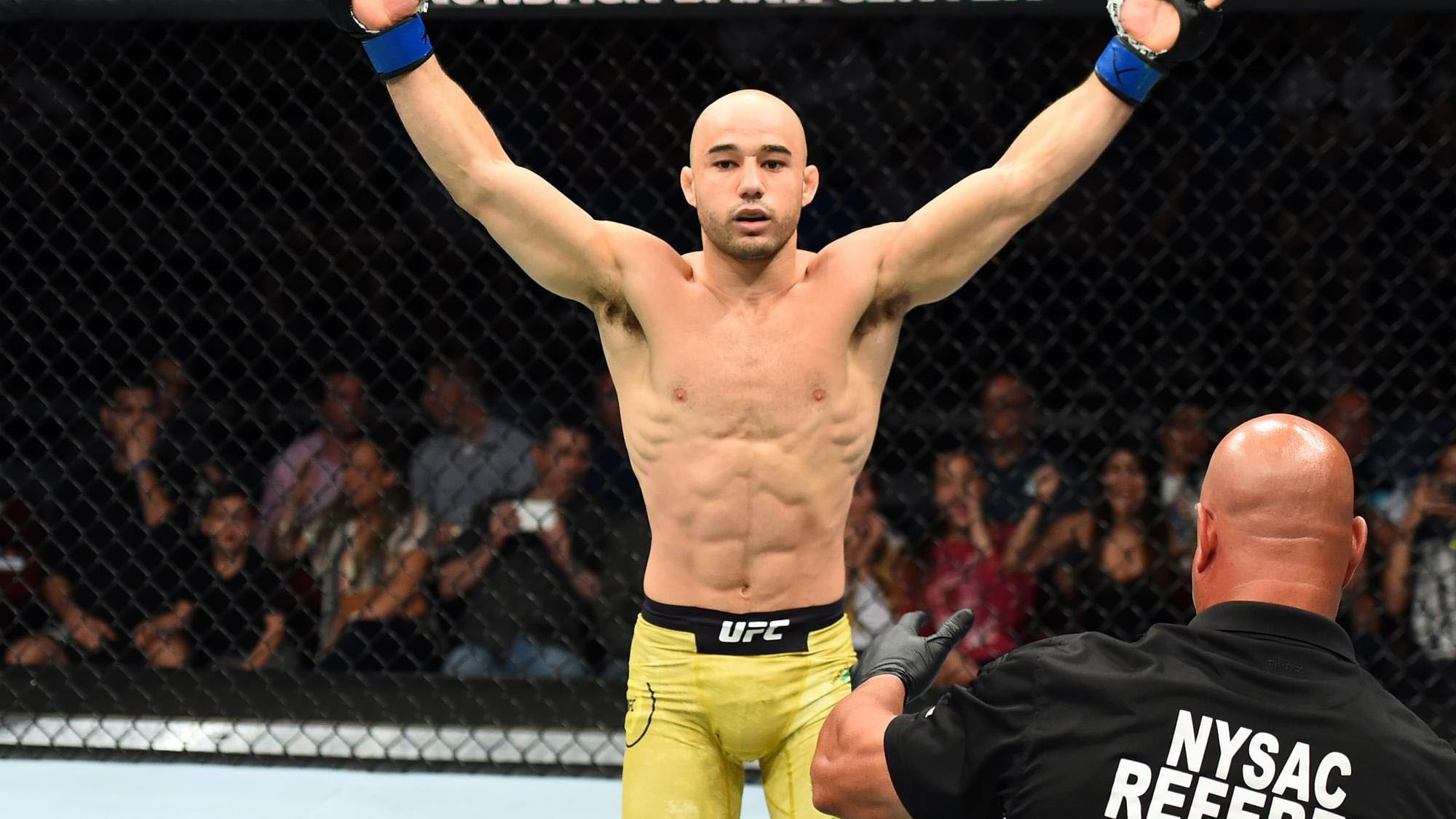 Marlon Luiz Moraes (born April 26, 1988) is a Brazilian mixed martial artist who competes in the bantamweight division of the Ultimate Fighting Champi...